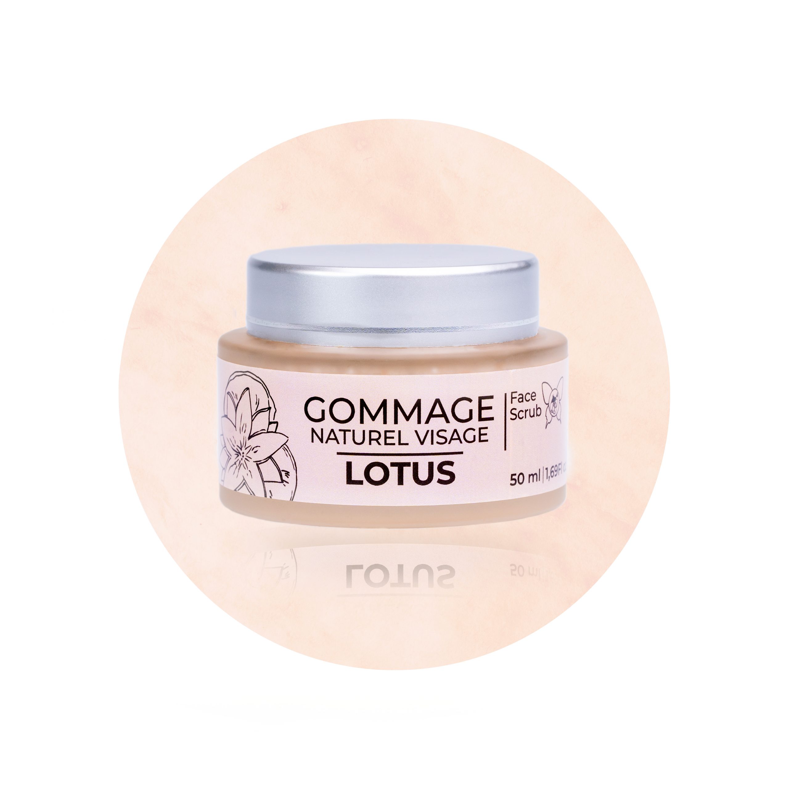 Gommage naturel visage Lotus