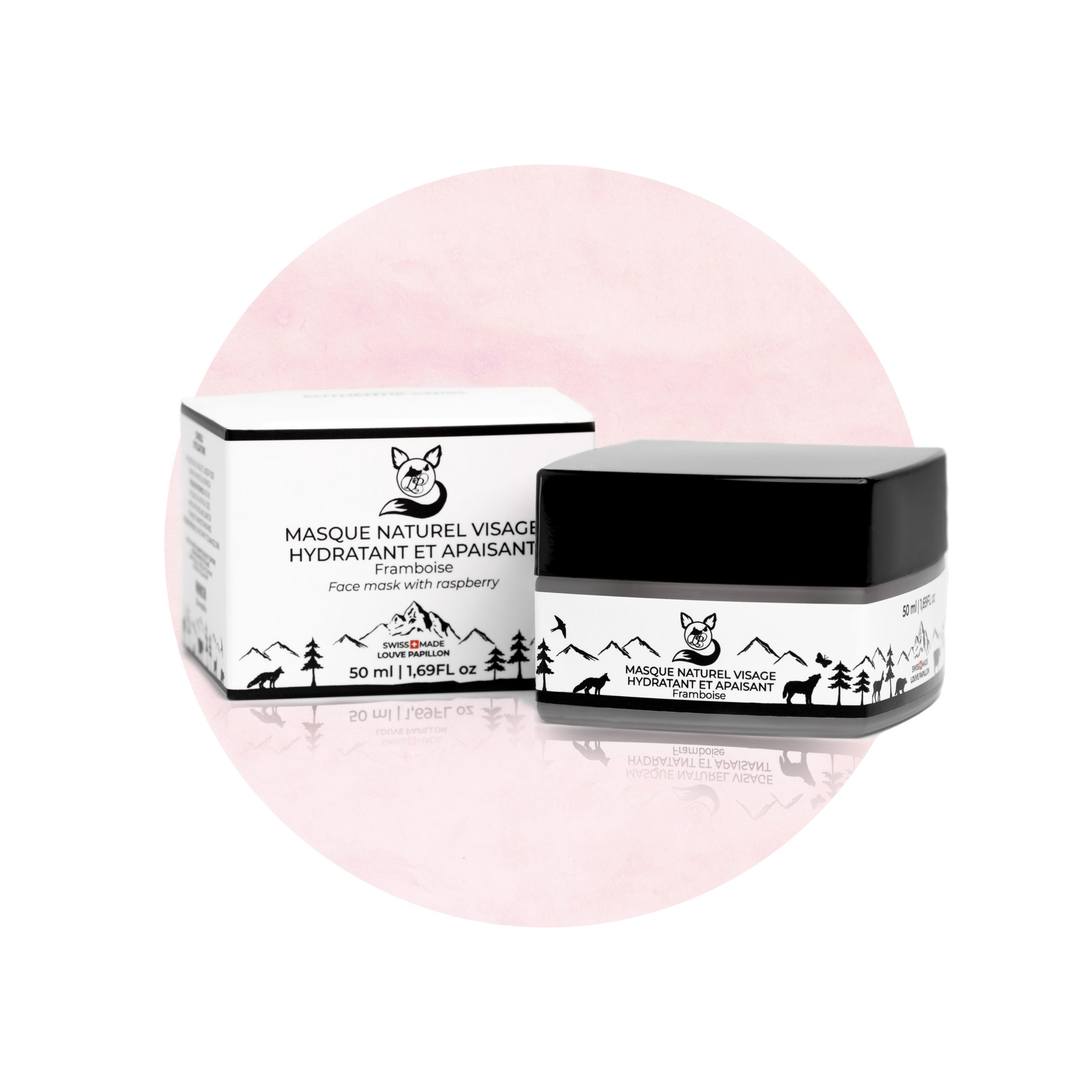 Masque naturel visage Hydratant Framboise